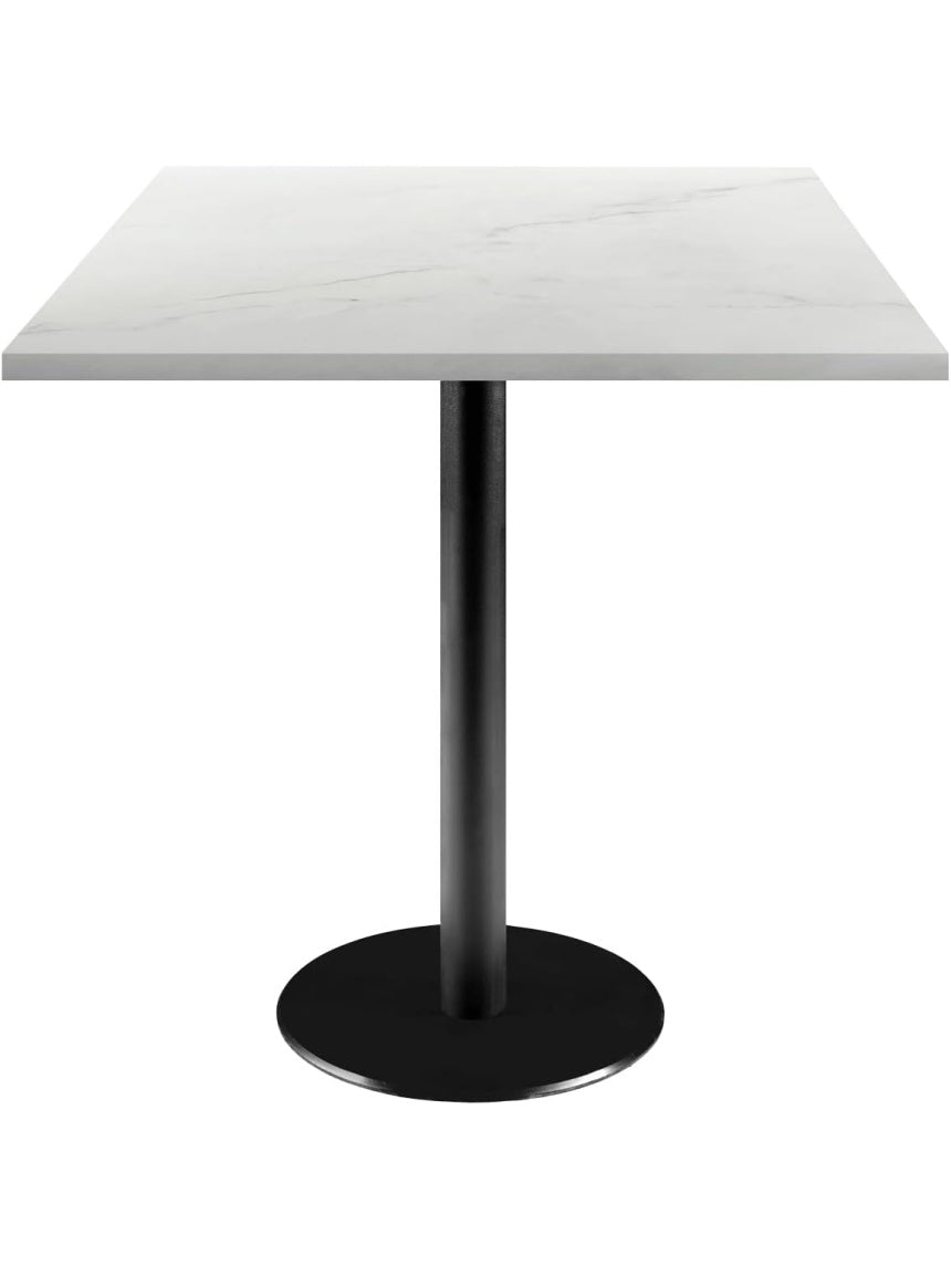 Mesa Cuadrada de 70 x 70 cm con Acabado Marmol Paro para Comedor o Cocina