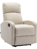 Butaca Relax Tapizada en Tela, Sistema de Reclinacion Manual para Descanso Diario, Diseno Confortable para Hogar